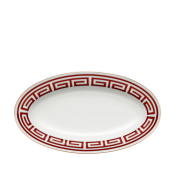 Ginori Labirinto Scarlet Pickle Dish - 9.25"